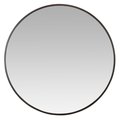 Aspire Home Accents Bali Modern Round Wall MirrorGray 40 in. 7549